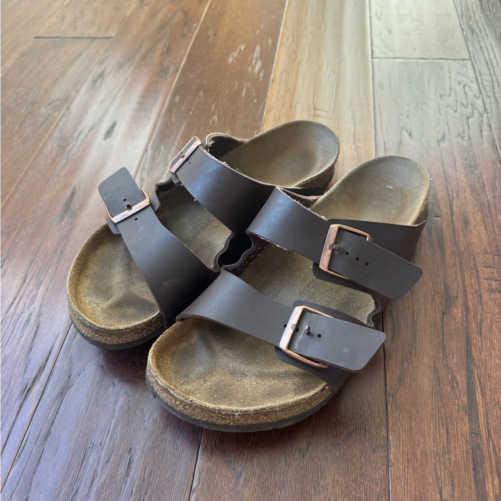 Brown Birkenstock sandle